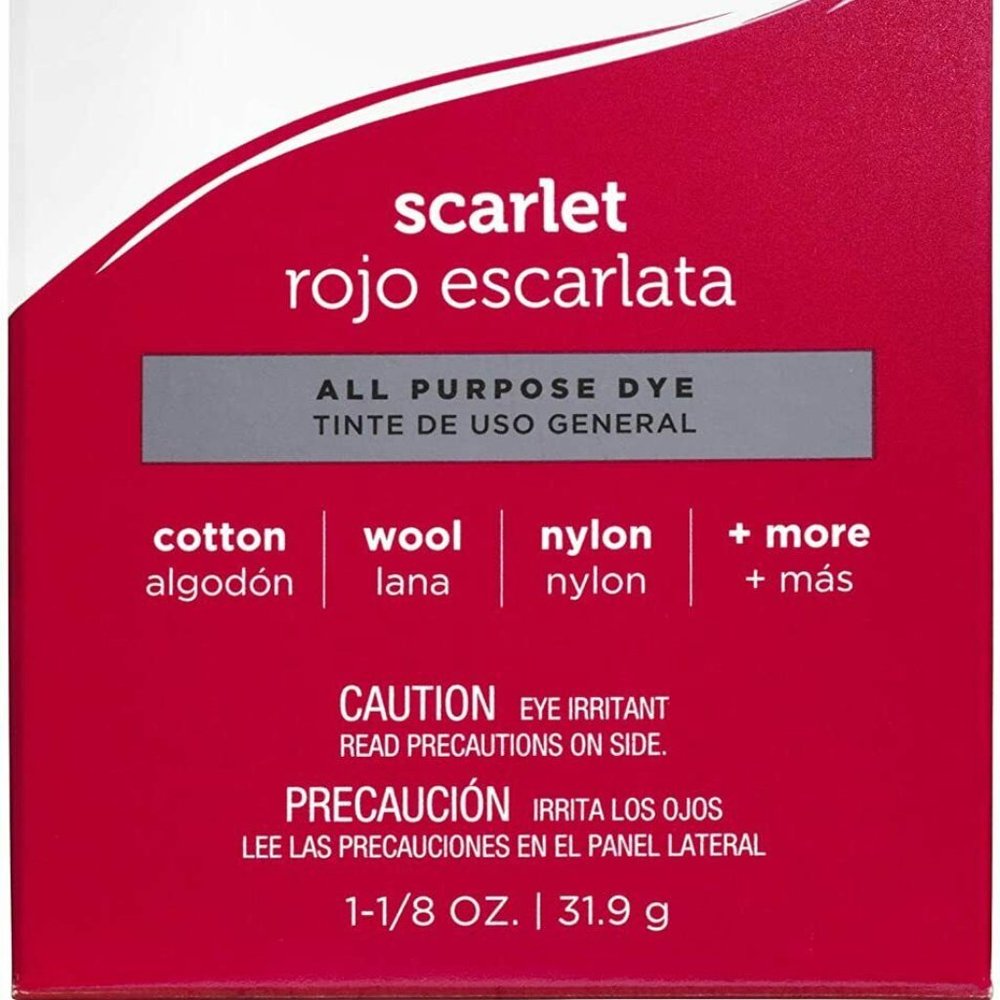 RIT COLOR POWDER DYE 1 1.8 BOX – SCARLET